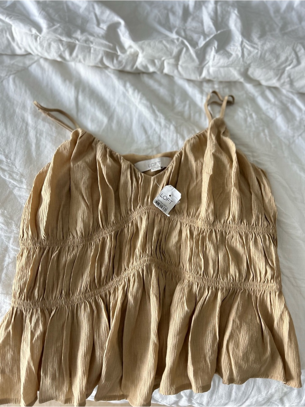 LOFT gathered tank NWT